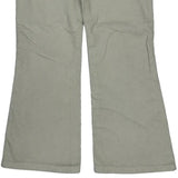 Levis Flared Jeans - 32W UK 10 Grey Cotton Blend