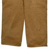 Dickies Double Knee Carpenter Trousers - 36W 29L Brown Cotton