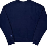 Reverse Weave Champion Sweatshirt - Small Navy Cotton Blend