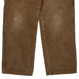 Dickies Carpenter Trousers - 30W 31L Brown Cotton