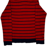 Age 8-9 Polo By Ralph Lauren Striped 1/4 Zip - Medium Navy Cotton