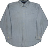 Tommy Hilfiger Shirt - Large Blue Cotton
