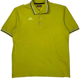 Kappa Polo Shirt - XL Yellow Cotton