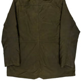 Barbour Wax Parka - Large Green Cotton