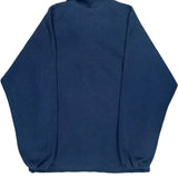 Made In USA Russell Athletic 1/4 Zip - Large Blue Cotton