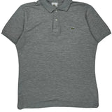 Lacoste Polo Shirt - Medium Grey Cotton