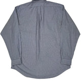 Blake Ralph Lauren Striped Shirt - Large Blue Cotton