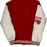 Factorie Varsity Jacket - Medium Red Polyester
