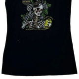 Harley Davidson Graphic Vest - XL Black Cotton