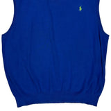 Polo By Ralph Lauren Sweater Vest - 2XL Blue Cotton