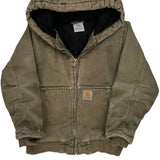 Age 6 Carhartt Jacket - XS Brown Cotton