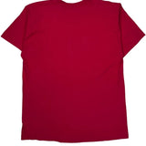 Blank Fruit Of The Loom Single Stitch T-Shirt - XL Red Cotton