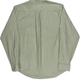 Tommy Hilfiger Striped Shirt - Large Green Cotton