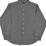 Ralph Lauren Striped Shirt - 2XL Black & White Cotton