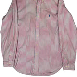 Ralph Lauren Striped Shirt - Medium Blue Cotton