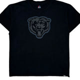 Bear Logo Majestic Nfl T-Shirt - Large Black Cotton