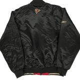 Falcons Reebok Bomber Jacket - Large Red Nylon