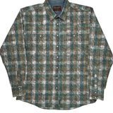 Wrangler Tall Patterned Shirt - 2XL Multicoloured Cotton