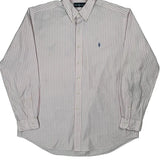 Ralph Lauren Striped Shirt - XL Pink Cotton
