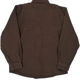 Carhartt Flannel Shirt - Large Brown Cotton