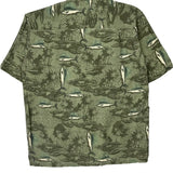 Columbia Short Sleeve Shirt - XL Green Cotton