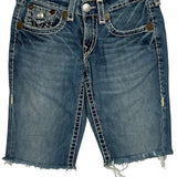 True Religion Denim Shorts - 32W 11L Blue Denim