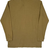 Carhartt Long Sleeve T-Shirt - Large Beige Cotton