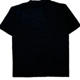 Reebok T-Shirt - Large Black Cotton