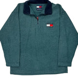 Tommy Hilfiger Fleece - Large Green Cotton