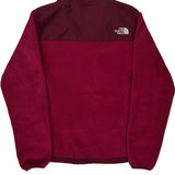 The North Face Fleece Jacket - Medium Burgundy Polyester