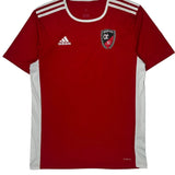 Bedford Bulldogs Adidas Football Shirt - Medium Red Polyester
