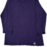 Carhartt Long Sleeve T-Shirt - Medium Purple Cotton