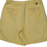 Tommy Hilfiger Chino Shorts - 34W 7L Yellow Cotton