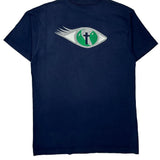 Fruit Of The Loom Single Stitch T-Shirt - Large Navy Cotton