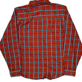 Marmot Checked Flannel Shirt - Large Red Cotton
