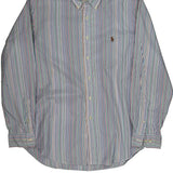 Ralph Lauren Striped Shirt - Large Multicoloured Cotton