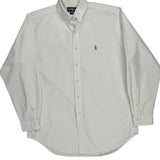 Ralph Lauren Shirt - Large White Cotton