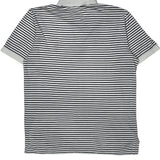 Big Pony Polo By Ralph Lauren Striped Polo Shirt - Large White Cotton