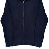 Tommy Hilfiger 1/4 Zip - 2XL Navy Cotton