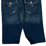 True Religion Denim Shorts - 32W US 6 Blue Denim