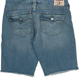 True Religion Denim Shorts - 33W 11L Light Wash Denim