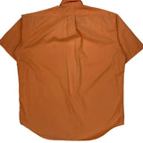 Blake Ralph Lauren Short Sleeve Shirt - Large Orange Cotton