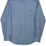 Ralph Lauren Slim Fit Shirt - Large Blue Cotton