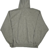 Nike College Hoodie - Large Gray Cotton Blend