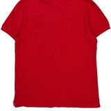 Tommy Hilfiger Polo Shirt - Medium Red Cotton