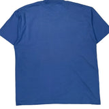 Single Stitch Fruit Of The Loom T-Shirt - XL Blue Cotton Blend