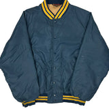 Rock Act Dunbrooke Graphic Varsity Jacket - XL Blue Polyester
