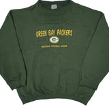 Green Bay Packers Logo 7 Football Sweatshirt - 2XL Green Cotton Blend