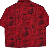 Rocawear Hawaiian Shirt - Large Red Polyester