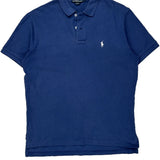 Polo By Ralph Lauren Polo Shirt - Large Blue Cotton